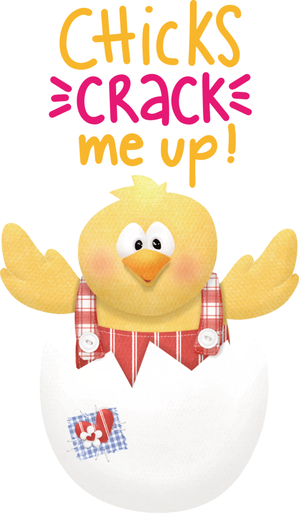 Transparent Easter Cartoon Meter Happiness for Easter Chick for Easter