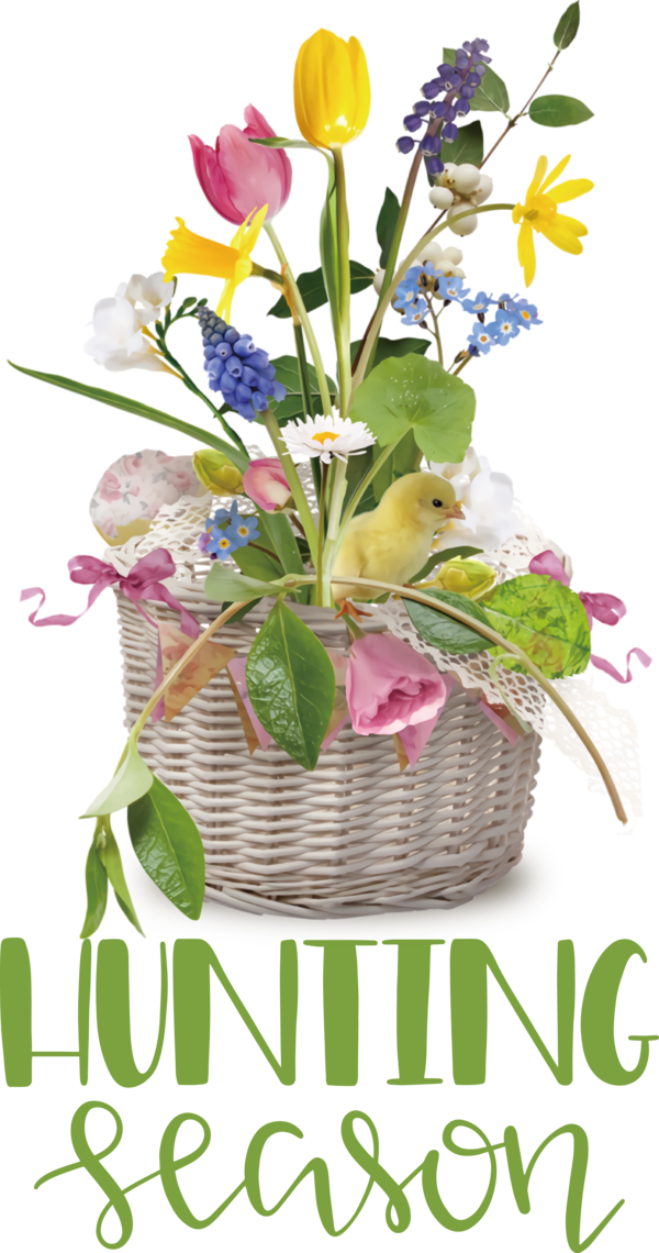 Transparent Easter Floral design Cut flowers Flower for Easter Day for Easter