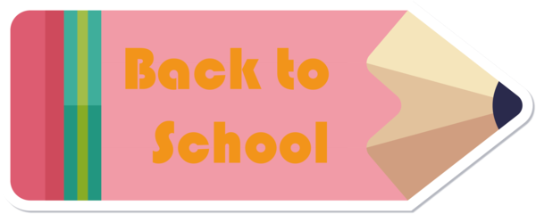 Transparent Back to School Logo Design Paper for Welcome Back to School for Back To School
