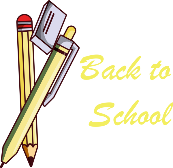 Transparent Back to School Line art Cartoon Design for Welcome Back to School for Back To School