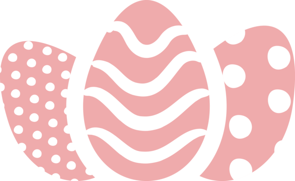 Transparent Easter Design Heart Line for Easter Day for Easter
