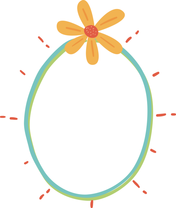 Transparent Easter Line Meter Mathematics for Easter Day for Easter