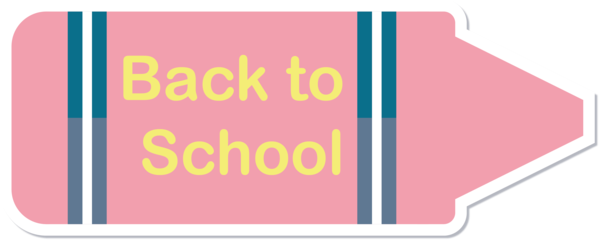Transparent Back to School Logo Design Font for Welcome Back to School for Back To School