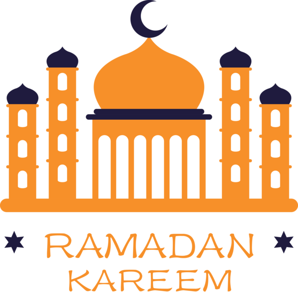 Transparent Ramadan Logo Line Meter for Ramadan Kareem for Ramadan