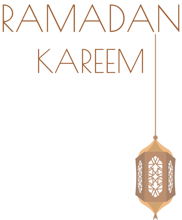 Transparent Ramadan Line Meter Design for Ramadan Kareem for Ramadan