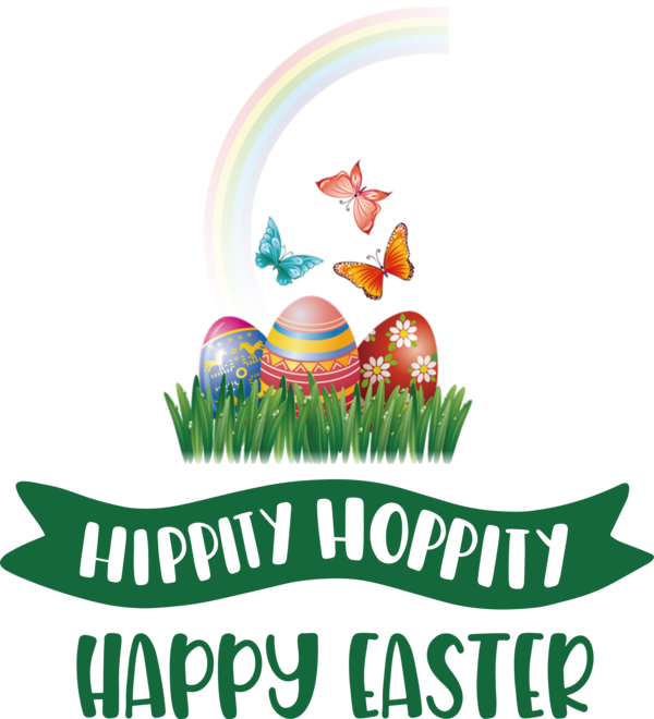 Transparent Easter Logo Design Meter for Easter Day for Easter