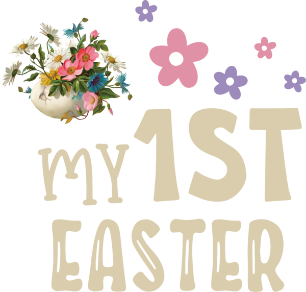 Transparent Easter Logo Transparency Royalty-free for 1st Easter for Easter