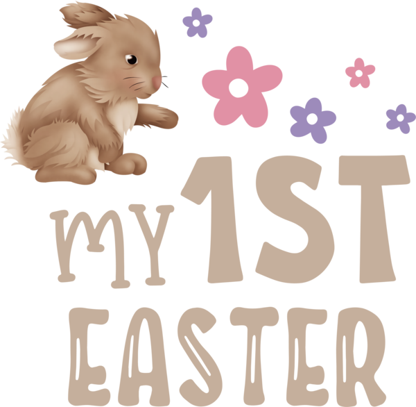 Transparent Easter Hares Rabbit Easter Bunny for 1st Easter for Easter