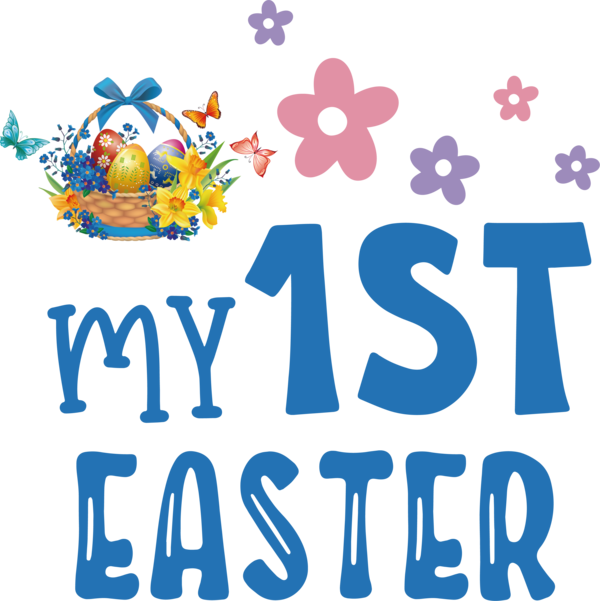 Transparent Easter Logo Design Meter for 1st Easter for Easter