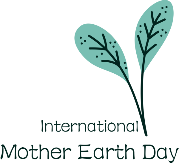 Transparent Earth Day Leaf Plant stem Meter for International Mother Earth Day for Earth Day
