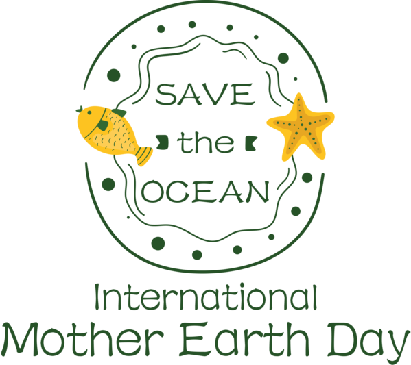 Transparent Earth Day Logo Line Meter for International Mother Earth Day for Earth Day