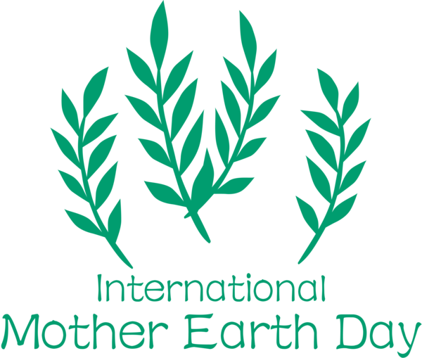 Transparent Earth Day Halkani Leaf for International Mother Earth Day for Earth Day