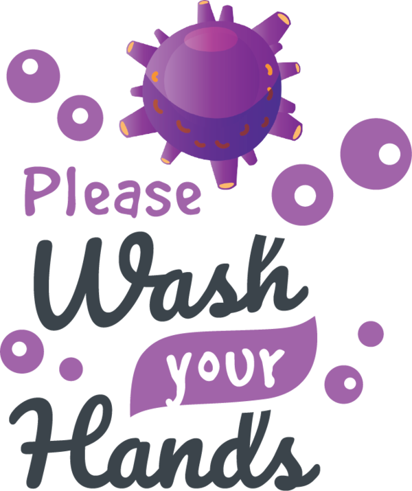 Transparent Global Handwashing Day Logo Design Primula for Hand washing for Global Handwashing Day
