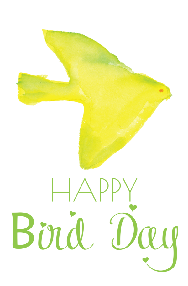 Transparent Bird Day Logo Leaf Font for Happy Bird Day for Bird Day