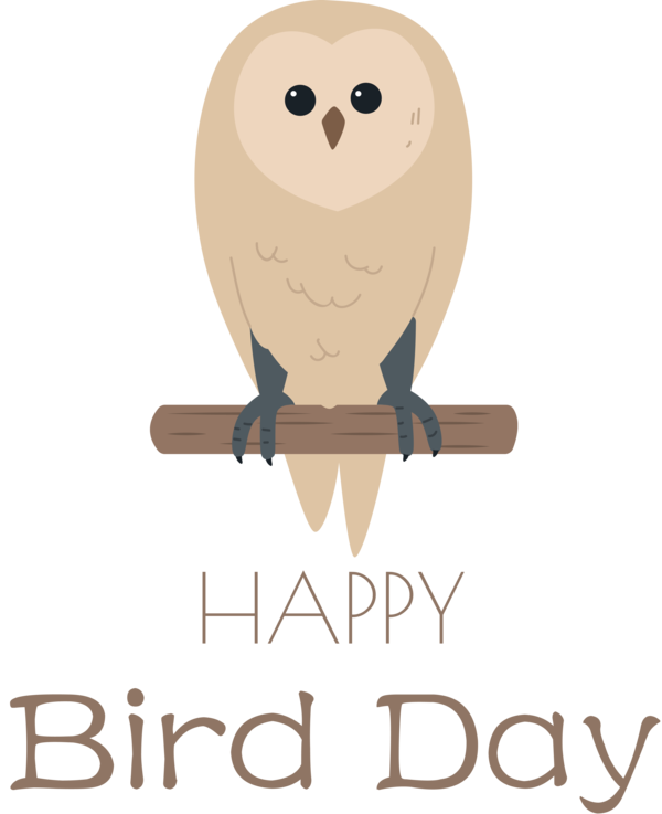 Transparent Bird Day Owls Birds Logo for Happy Bird Day for Bird Day