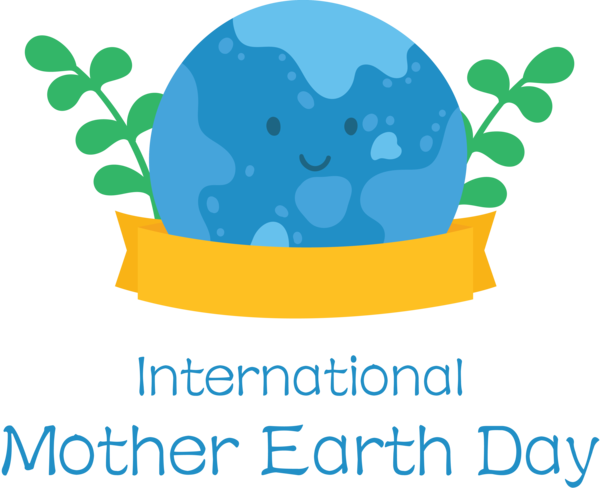 Transparent Earth Day Line art Logo for International Mother Earth Day for Earth Day