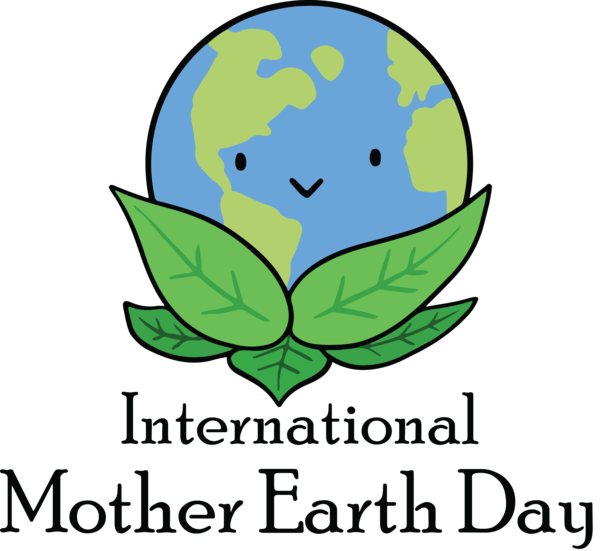 Transparent Earth Day Migrants Rights International Leaf Green for International Mother Earth Day for Earth Day