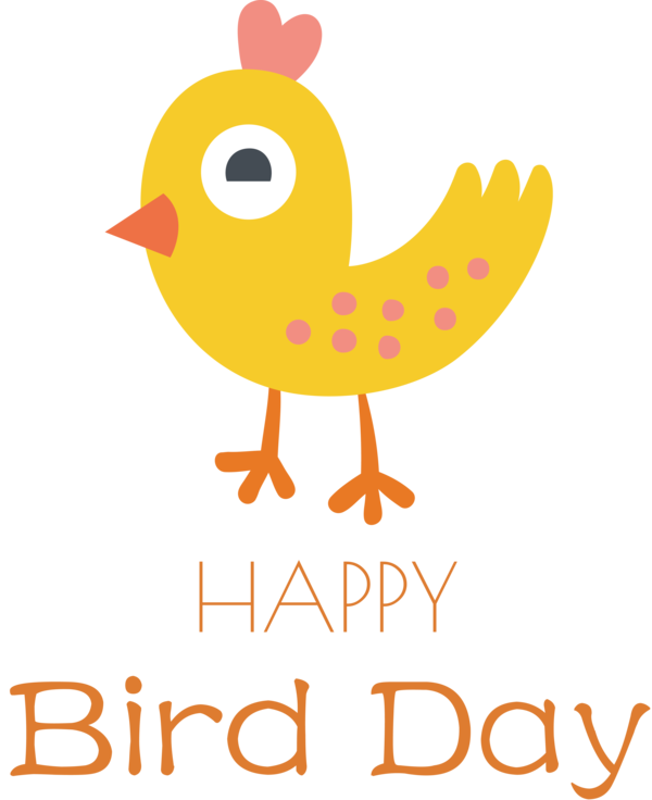 Transparent Bird Day Birds Chicken Cartoon for Happy Bird Day for Bird Day