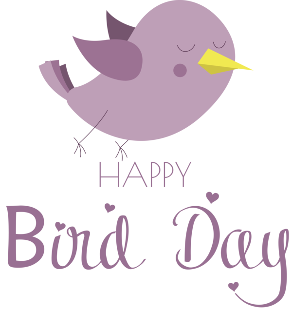 Transparent Bird Day Birds Cartoon Beak for Happy Bird Day for Bird Day
