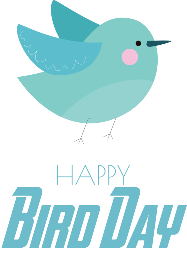 Transparent Bird Day Birds Logo Green for Happy Bird Day for Bird Day