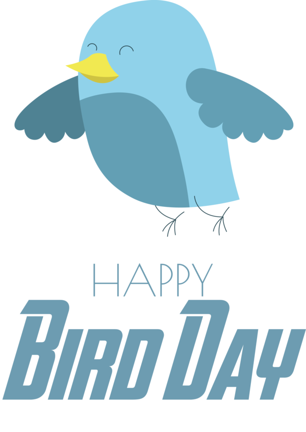 Transparent Bird Day Logo Birds Beak for Happy Bird Day for Bird Day