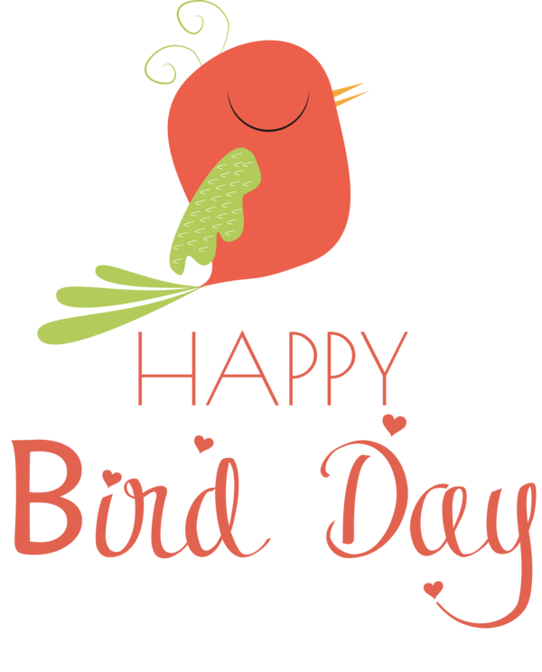 Transparent Bird Day Flower Logo Birds for Happy Bird Day for Bird Day