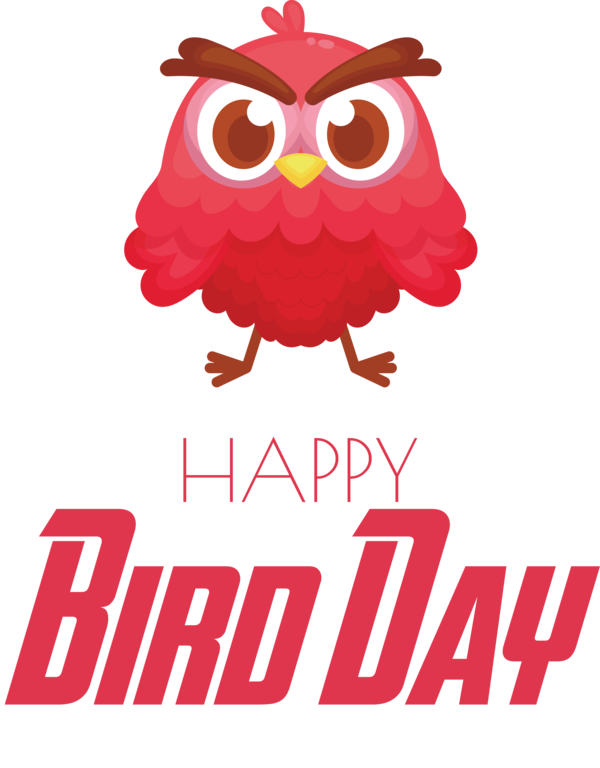 Transparent Bird Day Owls Birds Logo for Happy Bird Day for Bird Day