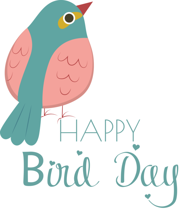 Transparent Bird Day Birds Logo Cartoon for Happy Bird Day for Bird Day