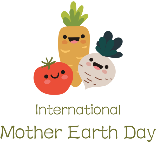 Transparent Earth Day Cartoon Logo Meter for International Mother Earth Day for Earth Day