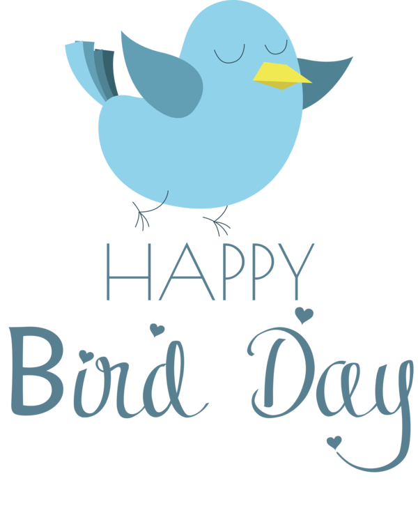 Transparent Bird Day Logo Birds Beak for Happy Bird Day for Bird Day