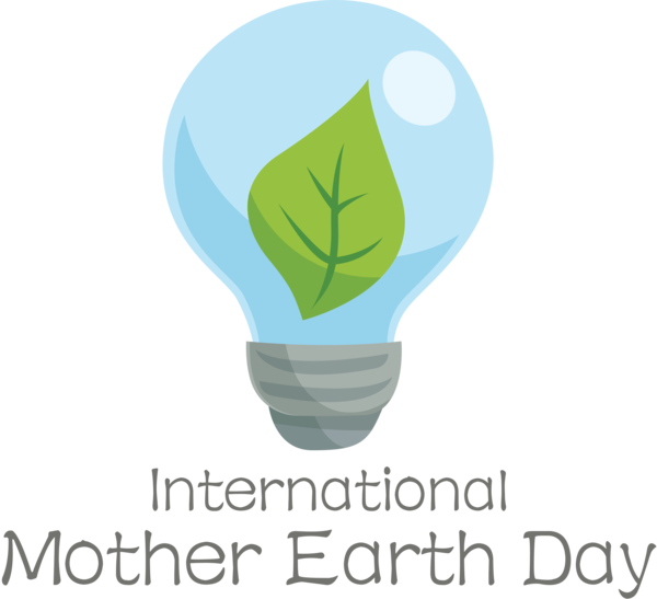 Transparent Earth Day Logo Green Meter for International Mother Earth Day for Earth Day