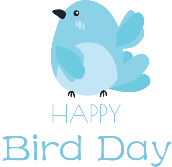 Transparent Bird Day Logo Cartoon Meter for Happy Bird Day for Bird Day