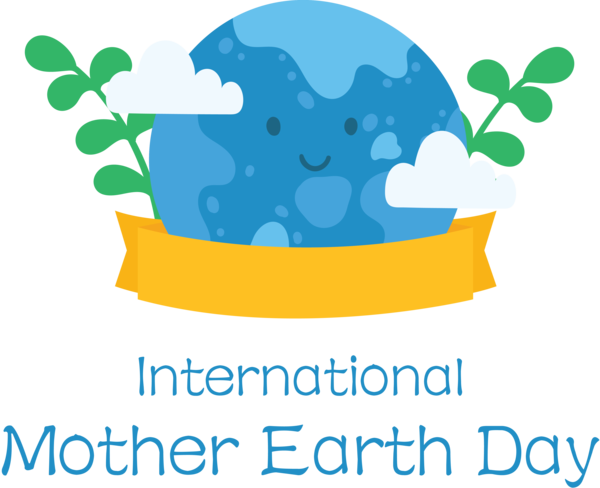Transparent Earth Day Logo  Line art for International Mother Earth Day for Earth Day