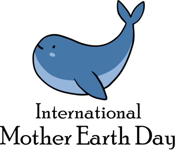 Transparent Earth Day Dolphin Porpoises Cetaceans for International Mother Earth Day for Earth Day