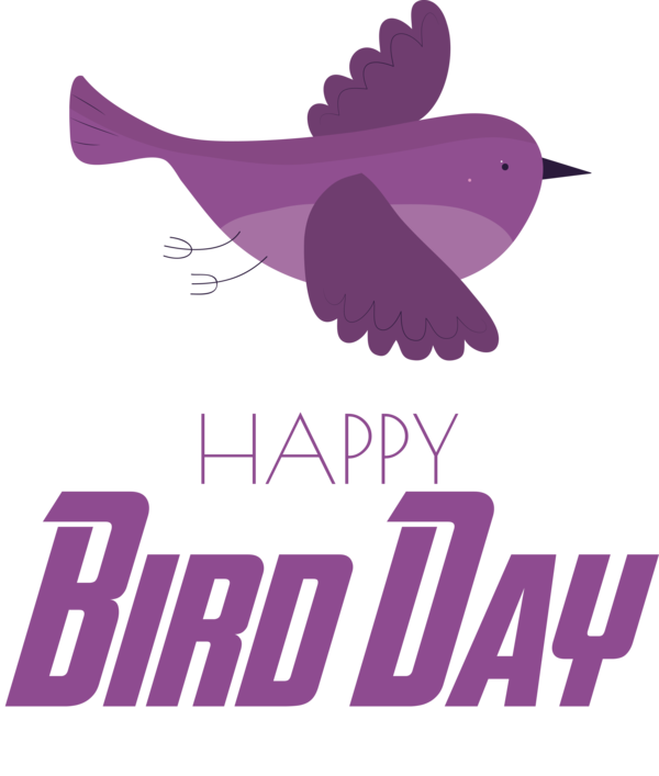 Transparent Bird Day Birds Logo Design for Happy Bird Day for Bird Day