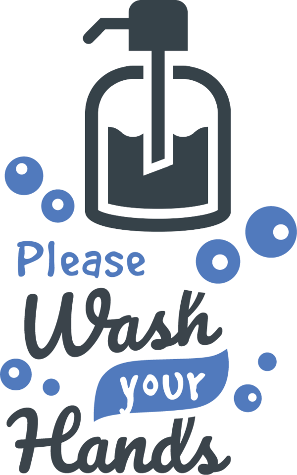 Transparent Global Handwashing Day Logo Symbol Line for Hand washing for Global Handwashing Day