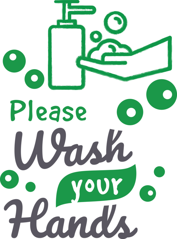 Transparent Global Handwashing Day Logo Cafe Design for Hand washing for Global Handwashing Day