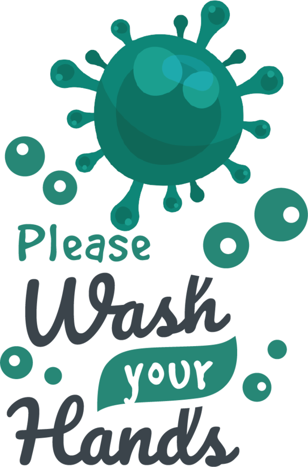 Transparent Global Handwashing Day Logo Design Green for Hand washing for Global Handwashing Day