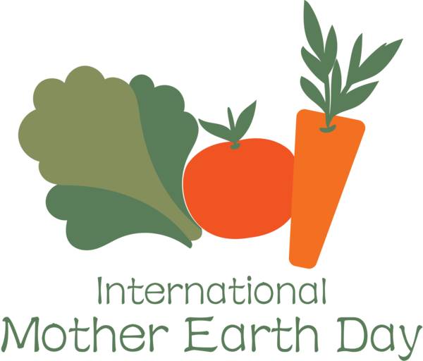 Transparent Earth Day Natural food Local food Logo for International Mother Earth Day for Earth Day