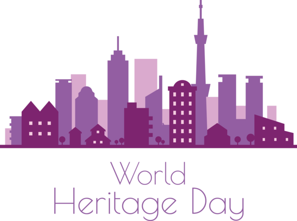 Transparent International Day For Monuments and Sites Fashion Clothing Logo for World Heritage Day for International Day For Monuments And Sites