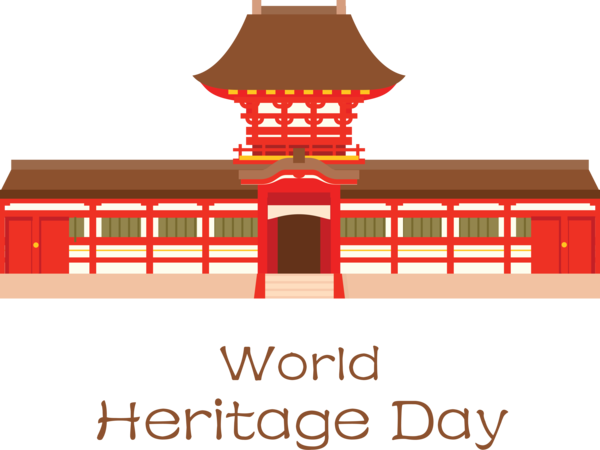 Transparent International Day For Monuments and Sites Logo Design Façade for World Heritage Day for International Day For Monuments And Sites