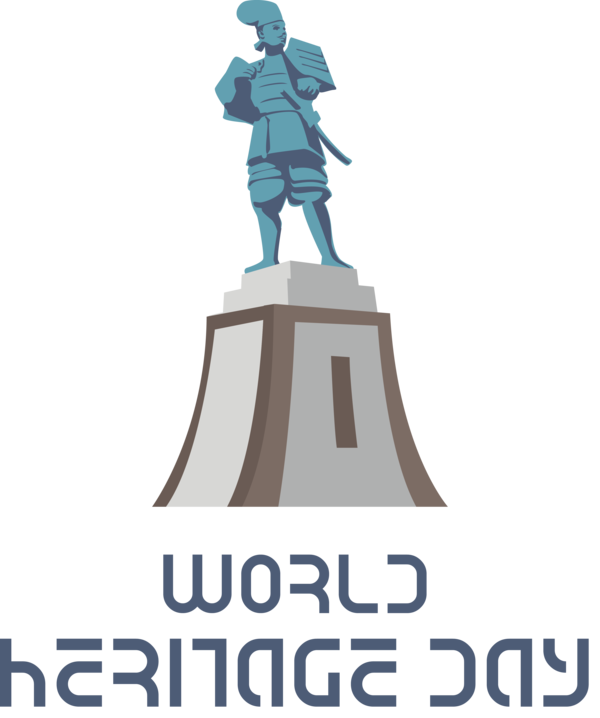 Transparent International Day For Monuments and Sites Logo Cartoon Line for World Heritage Day for International Day For Monuments And Sites