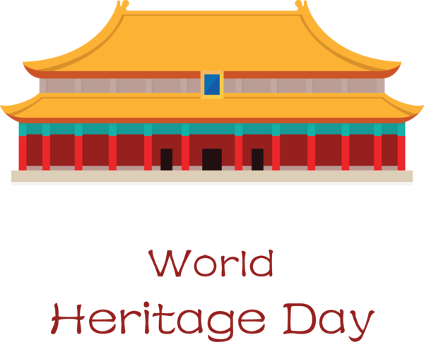 Transparent International Day For Monuments and Sites Chinese architecture Logo Façade for World Heritage Day for International Day For Monuments And Sites