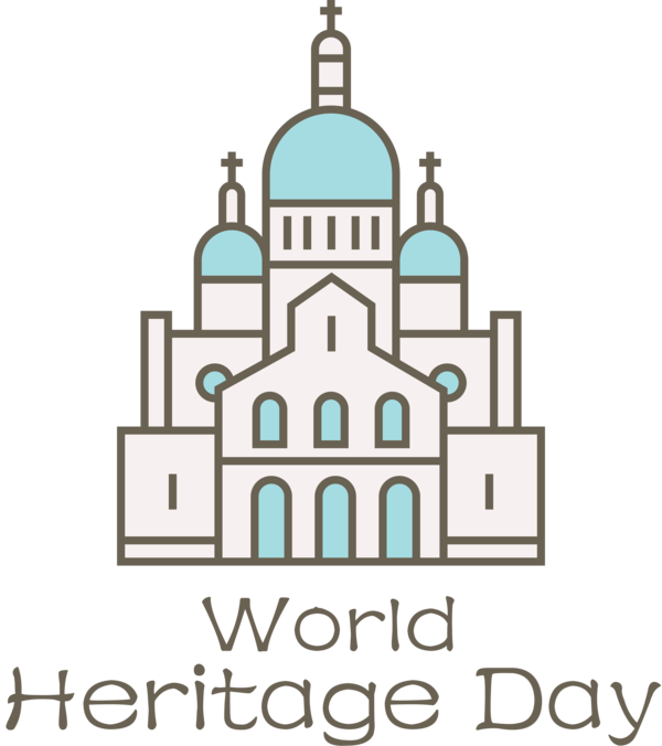 Transparent International Day For Monuments and Sites Logo Diagram Façade for World Heritage Day for International Day For Monuments And Sites