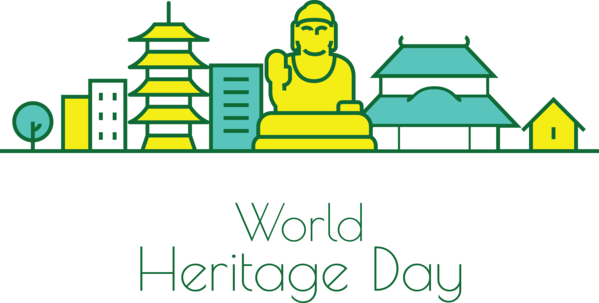 Transparent International Day For Monuments and Sites Logo Design Diagram for World Heritage Day for International Day For Monuments And Sites