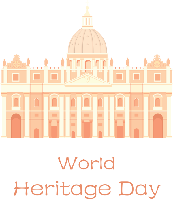 Transparent International Day For Monuments and Sites Façade Meter Font for World Heritage Day for International Day For Monuments And Sites