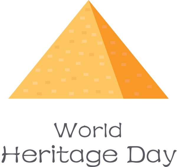 Transparent International Day For Monuments and Sites Logo Line Triangle for World Heritage Day for International Day For Monuments And Sites