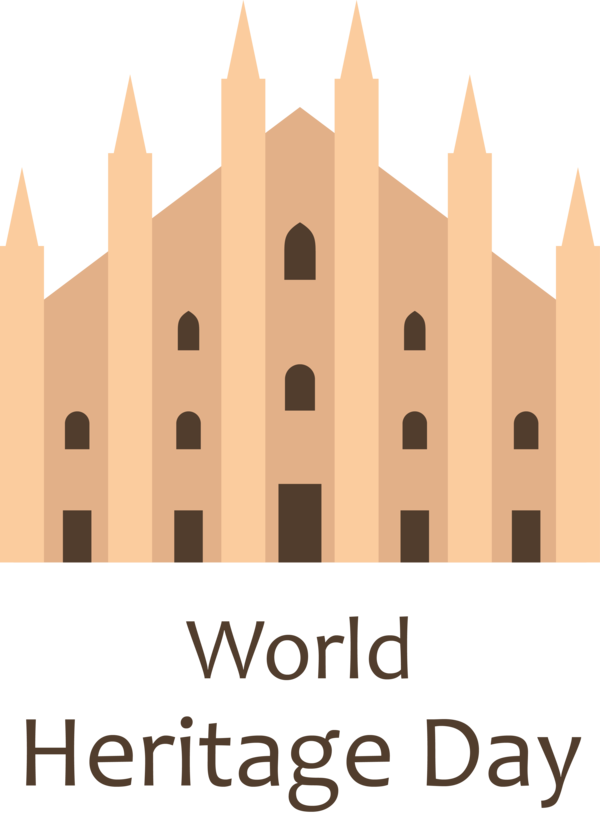 Transparent International Day For Monuments and Sites Logo Font Façade for World Heritage Day for International Day For Monuments And Sites