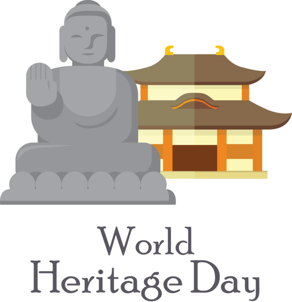 Transparent International Day For Monuments and Sites Logo Cartoon Meter for World Heritage Day for International Day For Monuments And Sites