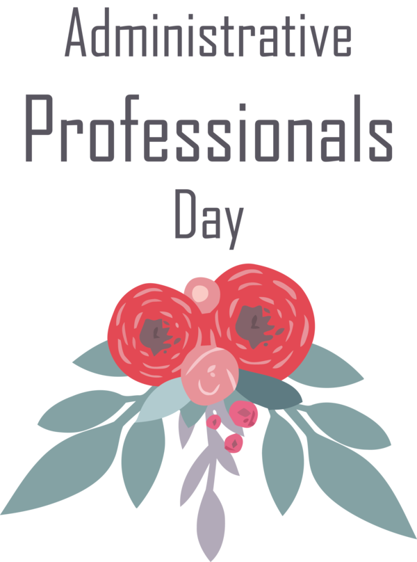 Transparent Administrative Professionals Day Floral design Design Petal for Secretaries Day for Administrative Professionals Day